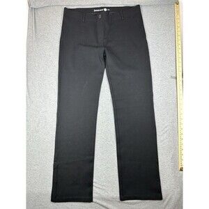 BETABRAND Straight Leg Black Classic Dress Pant Yoga Pants W0076-BK SIZE XL